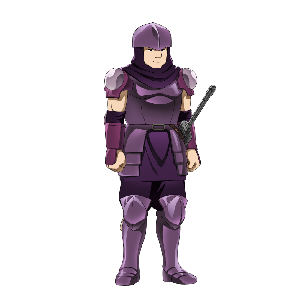 召喚されし者 – 紫の小柄な冒険者