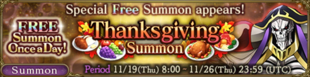 Thanksgiving Summon
