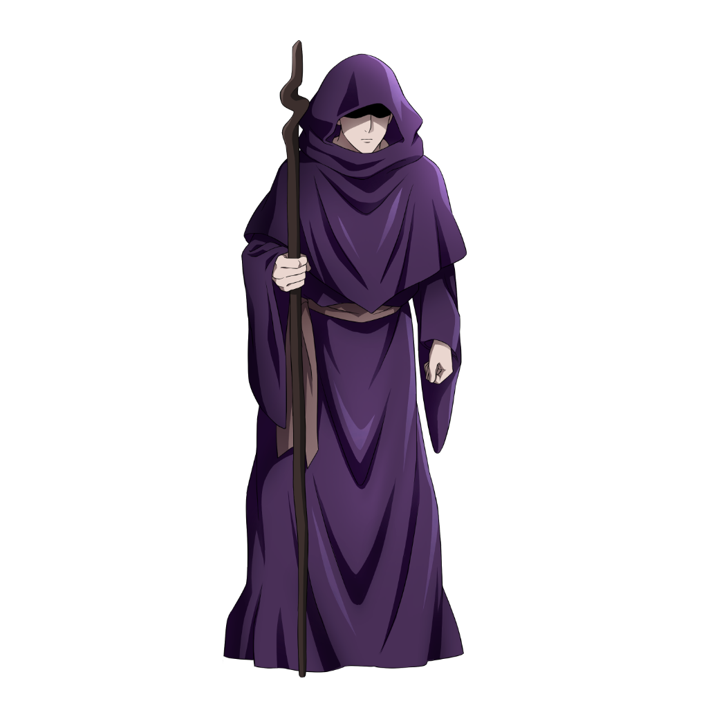 召喚されし者 – 紫の魔法詠唱者